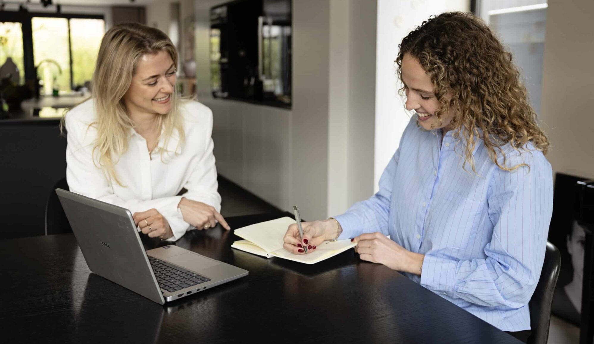 two consultants at work